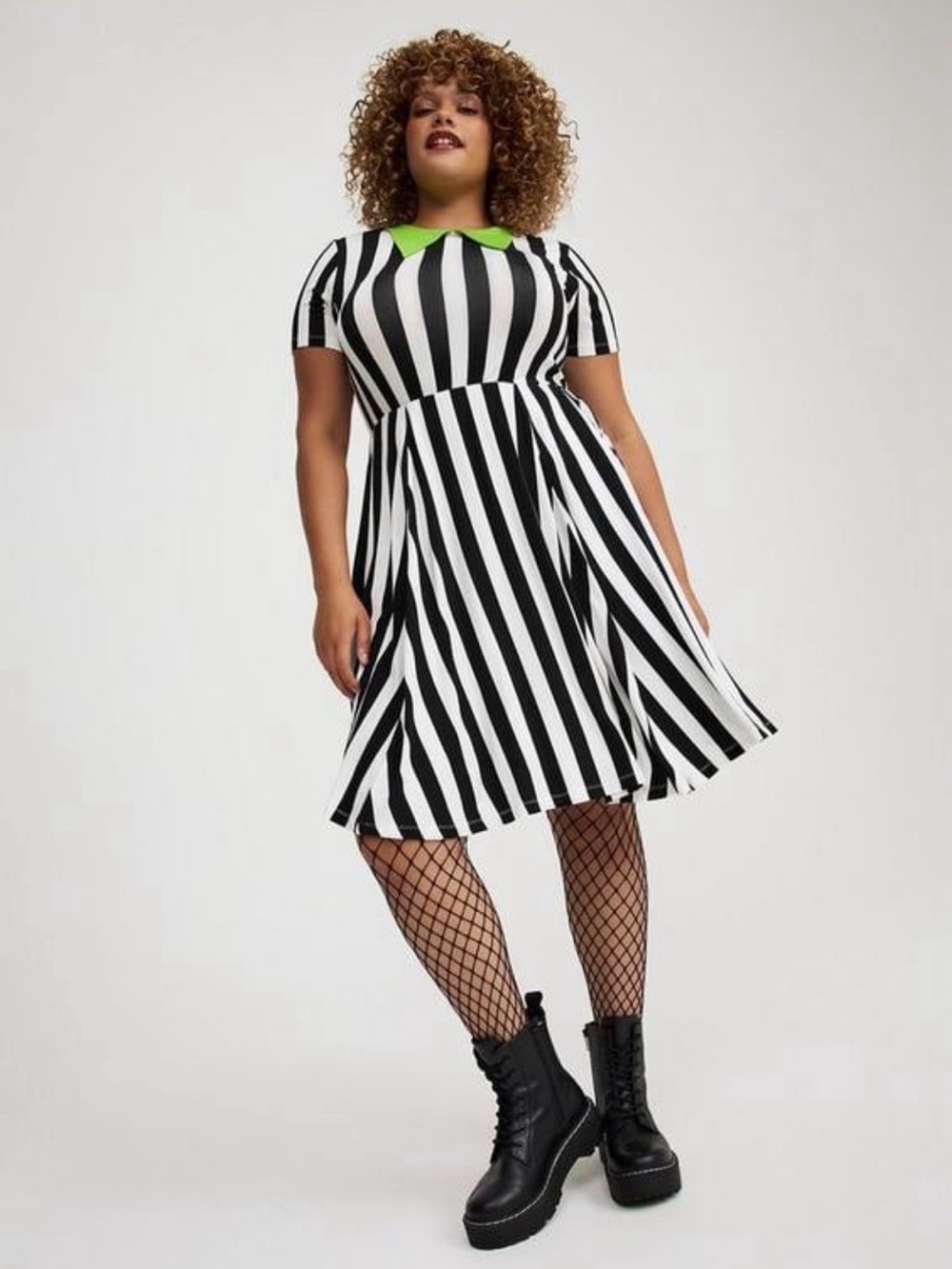 🆕 Torrid Halloween Collared Skater Dress size 1